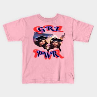 GRL PWR, vetinarian female graduates Kids T-Shirt